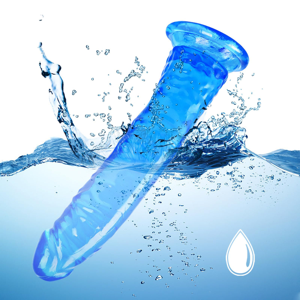 Clear Suction Realistic Dildo Set - 3 Sizes(small6.4'',big7.4'', huge9.6'') for Anal and Vaginal Pleasure - Perfect for Beginners to Advanced Users Lifelike Penis