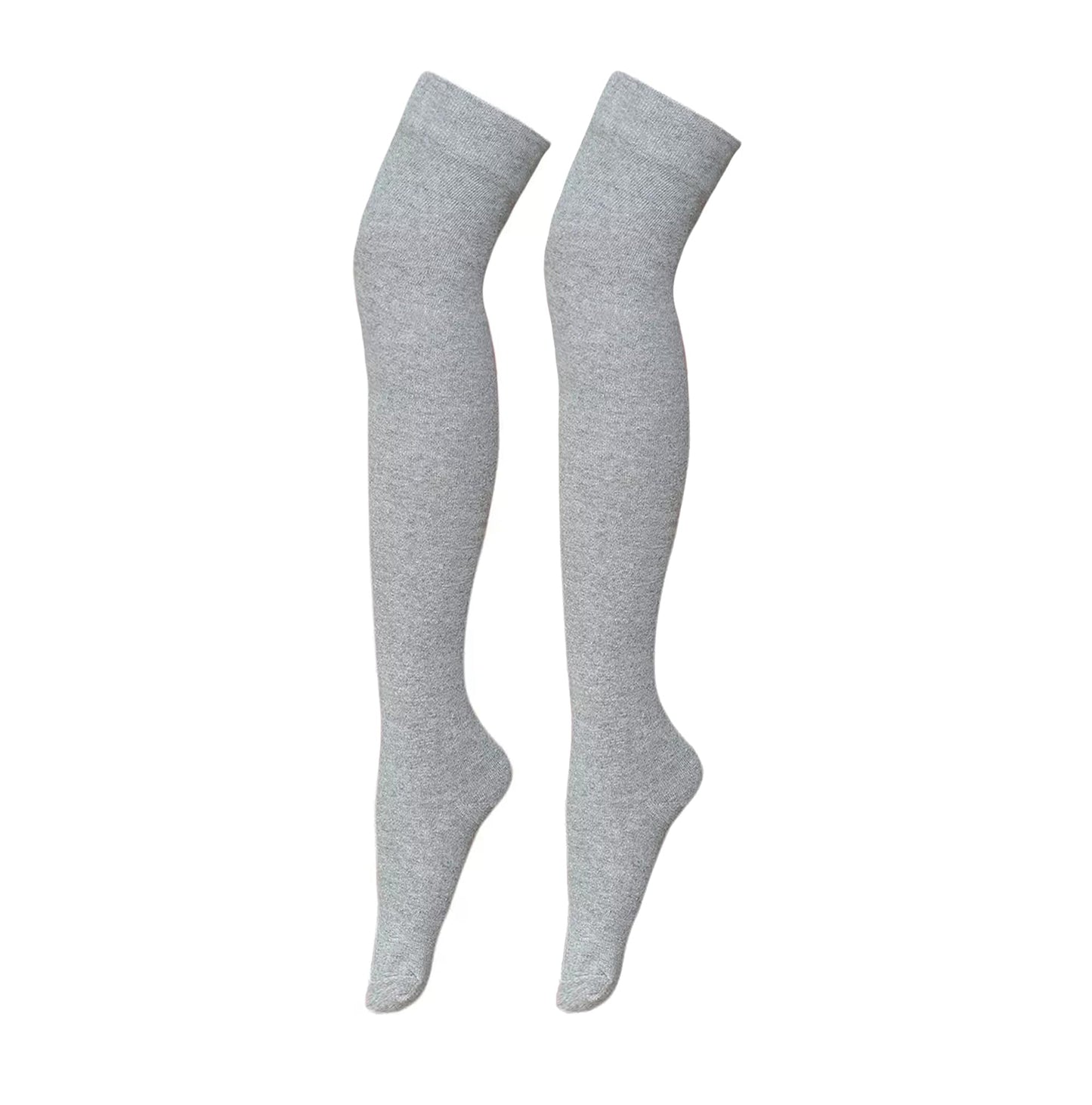 Bestjybt Thigh High Socks Cotton Warm Long Over Knee High Stockings | Knee High Socks, Stay in Place Well, Comfortable, Soft, Thick, Suitable For Winter/Snowy Weather, Smooth Look, Well Made