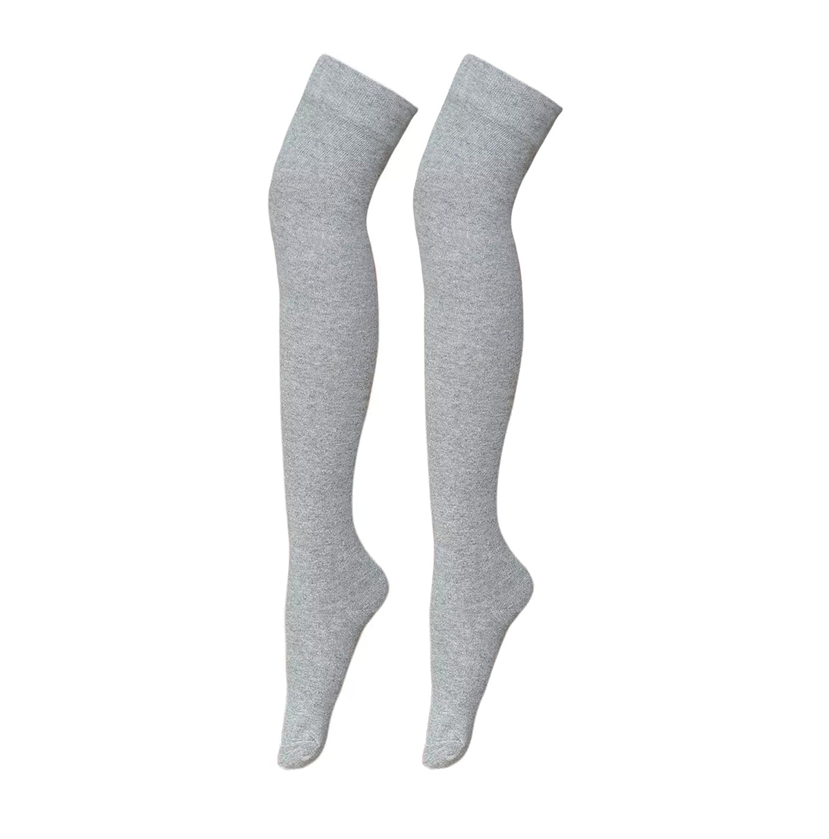 Bestjybt Thigh High Socks Cotton Warm Long Over Knee High Stockings | Knee High Socks, Stay in Place Well, Comfortable, Soft, Thick, Suitable For Winter/Snowy Weather, Smooth Look, Well Made