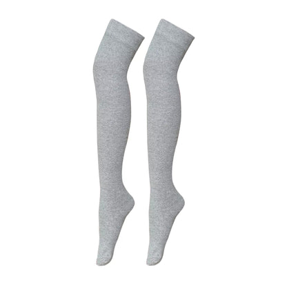 Bestjybt Thigh High Socks Cotton Warm Long Over Knee High Stockings | Knee High Socks, Stay in Place Well, Comfortable, Soft, Thick, Suitable For Winter/Snowy Weather, Smooth Look, Well Made