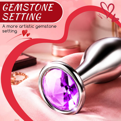 New Portable Couple Plug Anales Kit Newly Relaxing Anales Plugs Butt Relaxing Training Set Butt Adult Toy Exercise Tool for Men Women Sunglasses 2P5K7 (pink12)