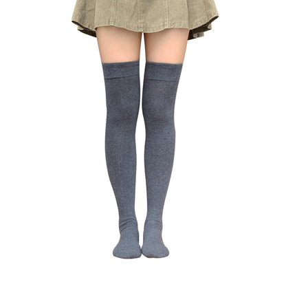 Bestjybt Thigh High Socks Cotton Warm Long Over Knee High Stockings | Knee High Socks, Stay in Place Well, Comfortable, Soft, Thick, Suitable For Winter/Snowy Weather, Smooth Look, Well Made