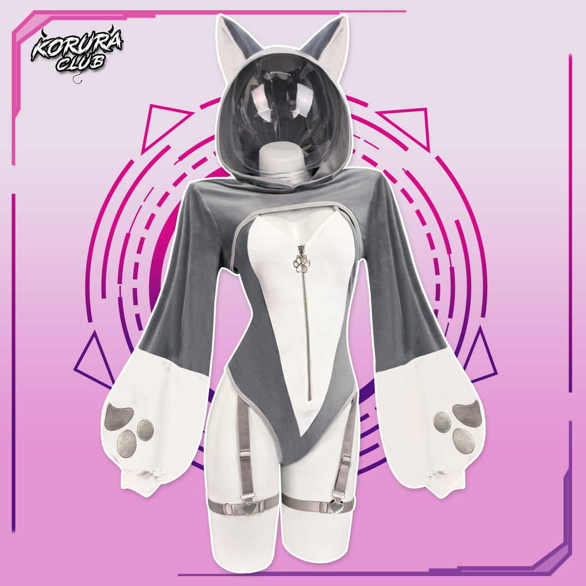 Fox Cosplay Lingerie Anime Bodysuit | Anime Cosplay，Kawaii Cosplay，Exotic Costumes，Fox Costume，Sexy Costume，Women's Bodysuit，Festival Outfit，Fox Cosplay