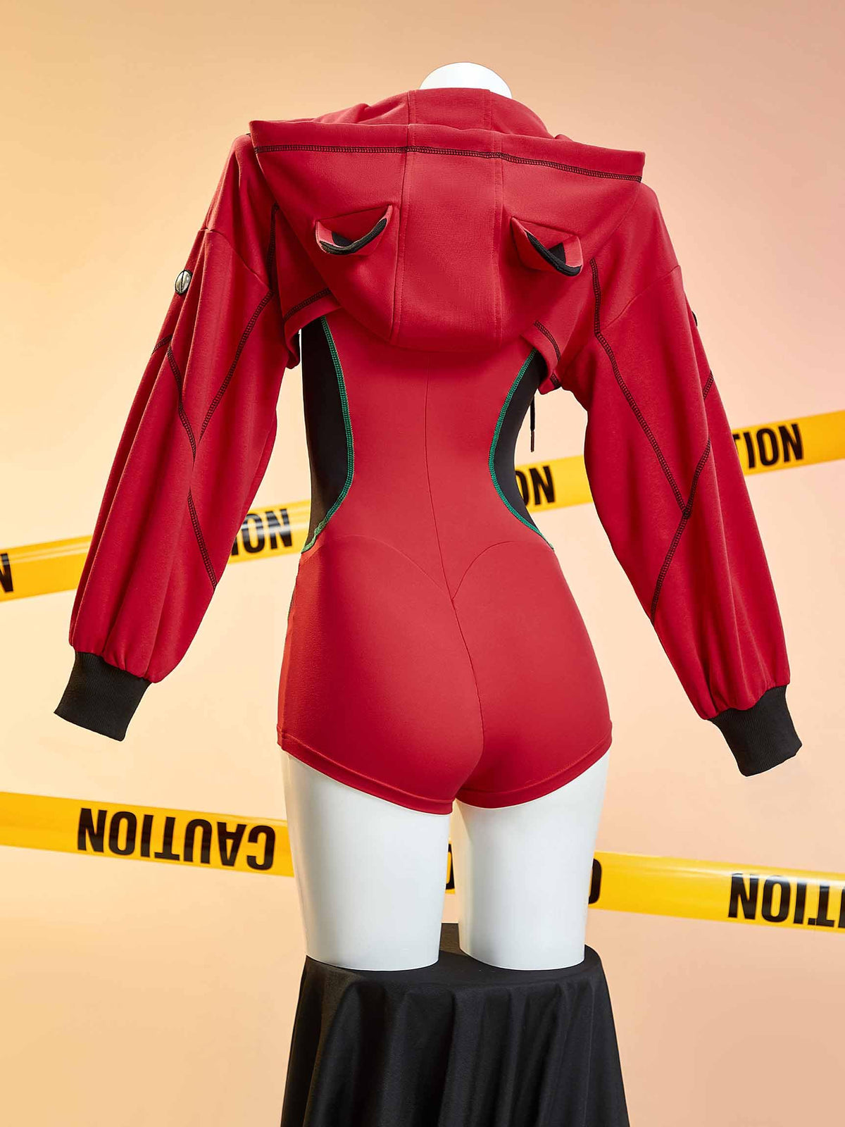 Mobbunny Anime Derivative Cyber Sportswear Tight Mecha Pilot Costume Sexy Lingerie Bodysuit with Short Jacket