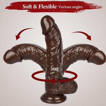 10 Inch Clear Dildo Big Dildos, Soft Realistic Huge Dildo with Strong Suction Cup for Hands-Free and Anal Play, Big G-spot Dildo Anal Sex Toys for Women and Couple