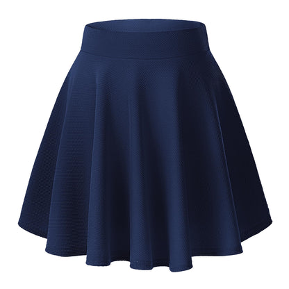 Urban CoCo Basic Versatile Stretchy Flared Casual Mini Skater Skirt