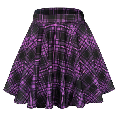 Urban CoCo Basic Versatile Stretchy Flared Casual Mini Skater Skirt