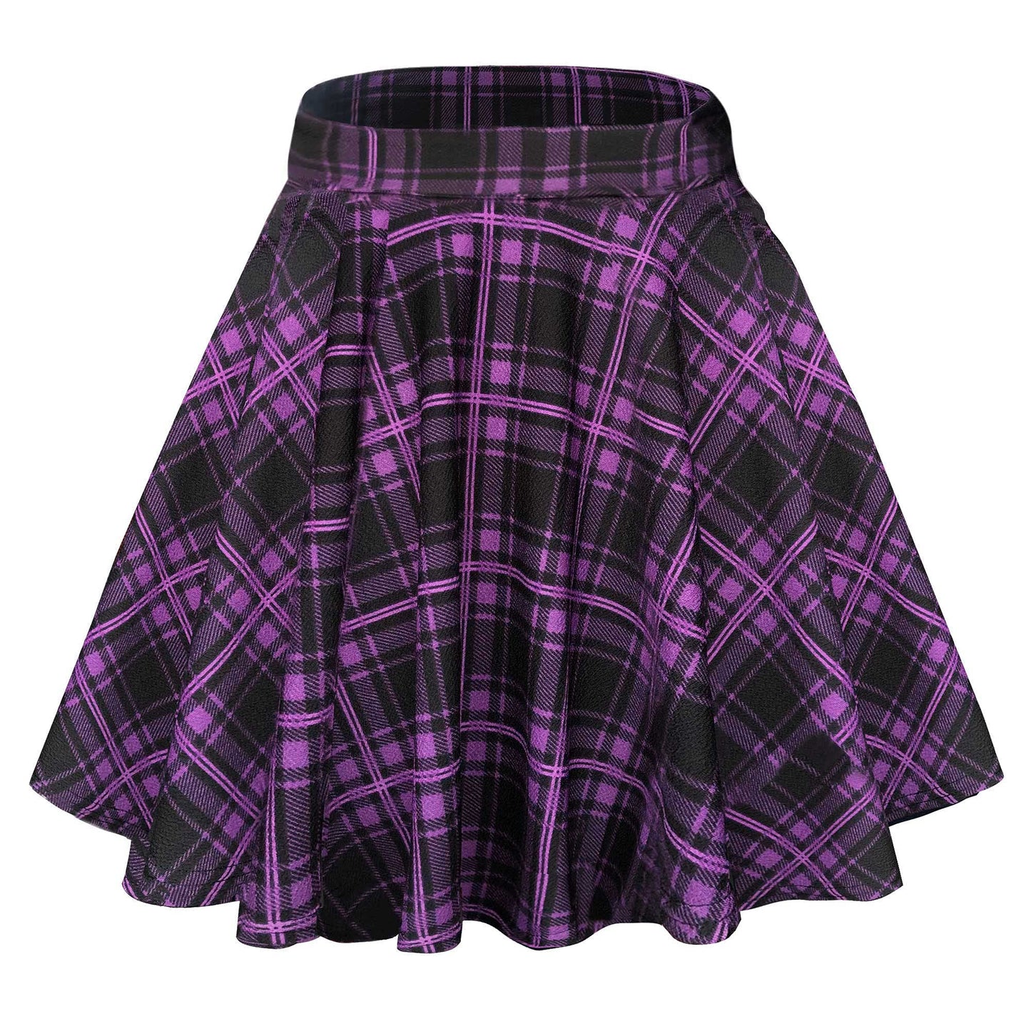 Urban CoCo Basic Versatile Stretchy Flared Casual Mini Skater Skirt