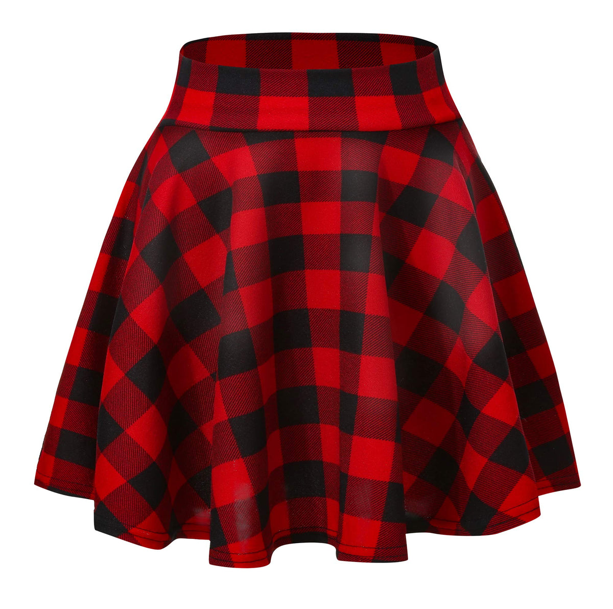 Urban CoCo Basic Versatile Stretchy Flared Casual Mini Skater Skirt