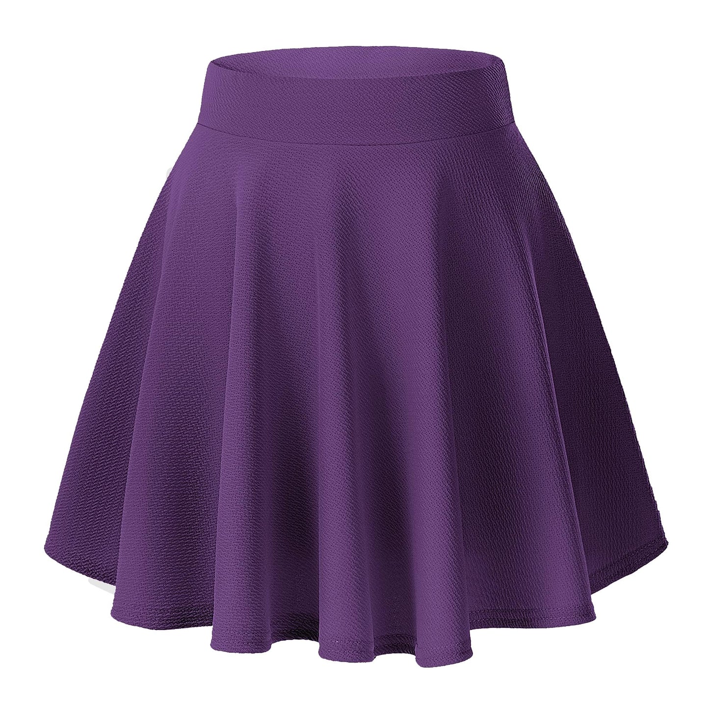Urban CoCo Basic Versatile Stretchy Flared Casual Mini Skater Skirt