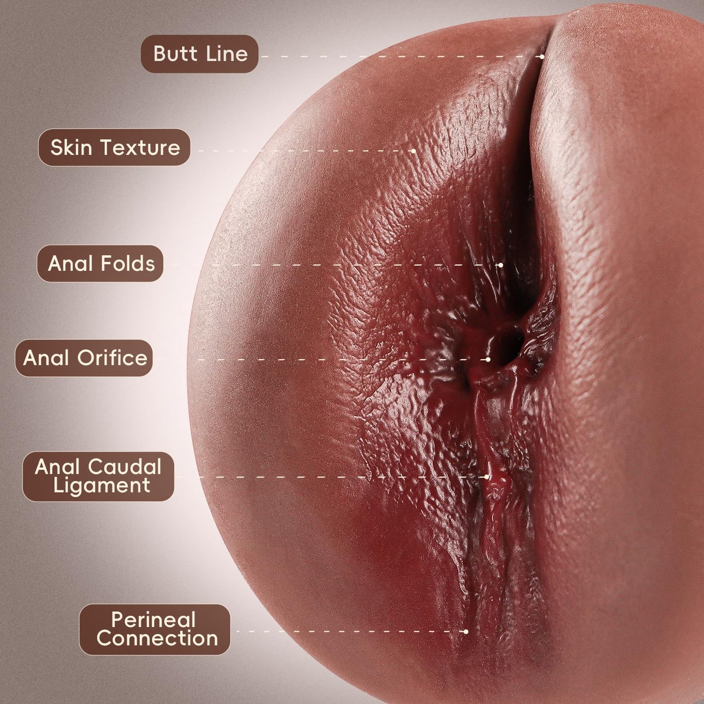 Male Masturbator Realistic Pocket Pussy Vagina Textured with 7.5in Depth Soft and Fleshy Texture,Penis Training Masturbators Sex Machine Toy for Men (Transparent)