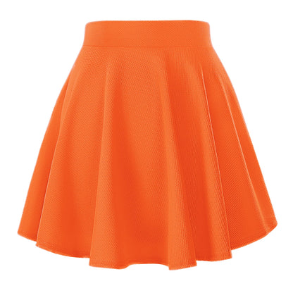 Urban CoCo Basic Versatile Stretchy Flared Casual Mini Skater Skirt