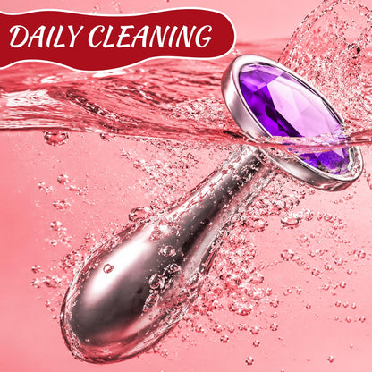 New Portable Couple Plug Anales Kit Newly Relaxing Anales Plugs Butt Relaxing Training Set Butt Adult Toy Exercise Tool for Men Women Sunglasses 2P5K7 (pink12)