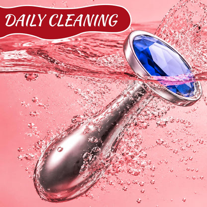New Portable Couple Plug Anales Kit Newly Relaxing Anales Plugs Butt Relaxing Training Set Butt Adult Toy Exercise Tool for Men Women Sunglasses 2P5K7 (pink12)