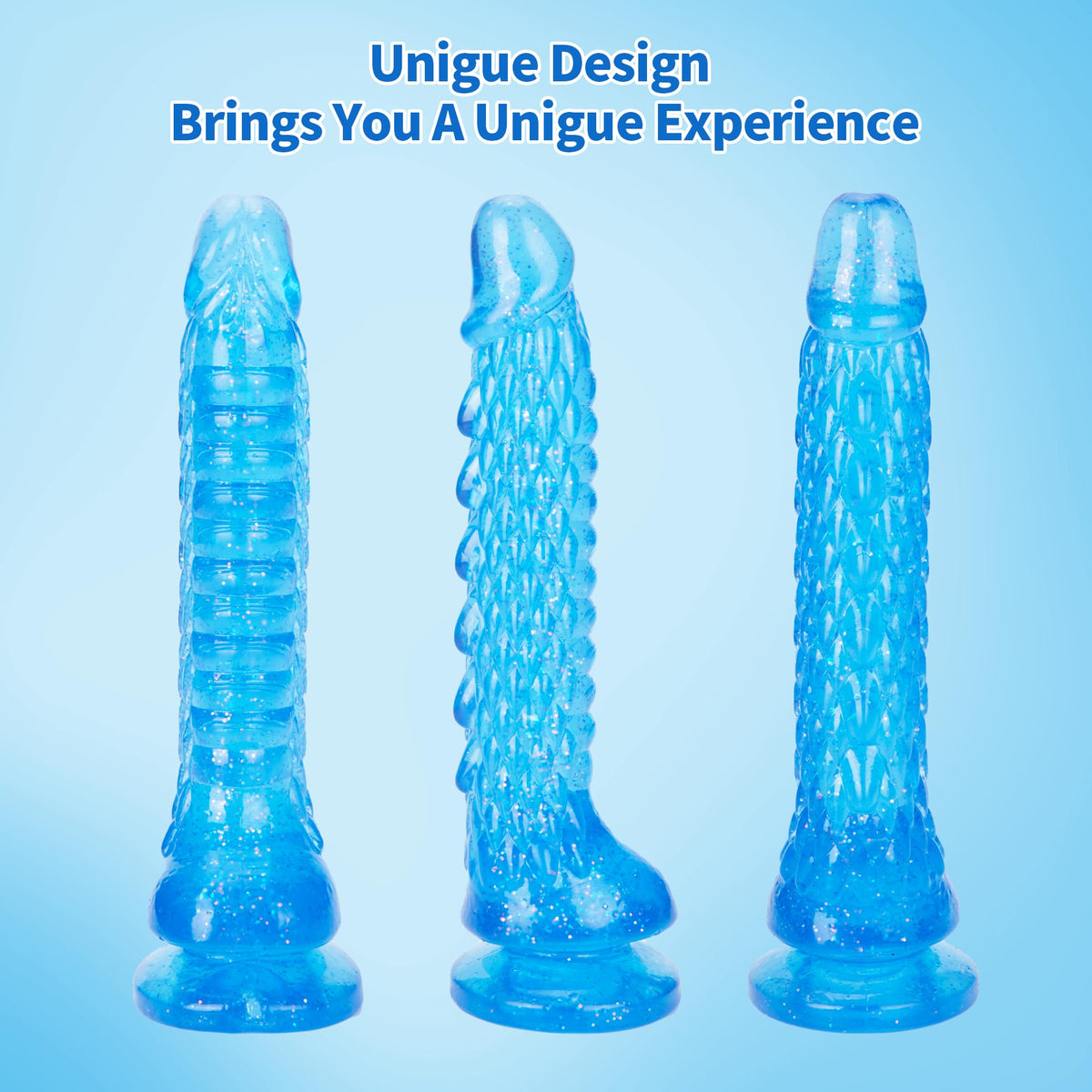 7.4 inch Dragon Dildo with Strong Suction Cup for Hands-Free Play,Realistic Monster Dildo Anal Plug Prostate Massager Adult Sex Toys for Vaginal G-Spot and Anal Prostate Purple