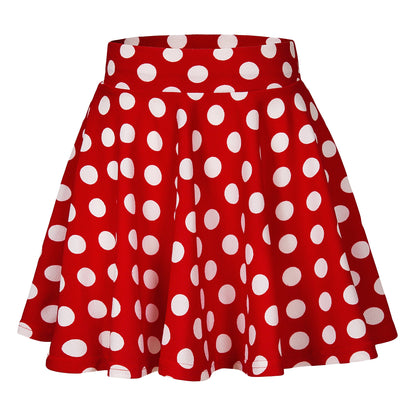 Urban CoCo Basic Versatile Stretchy Flared Casual Mini Skater Skirt